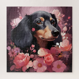 Puzzel Hond Bloem 4