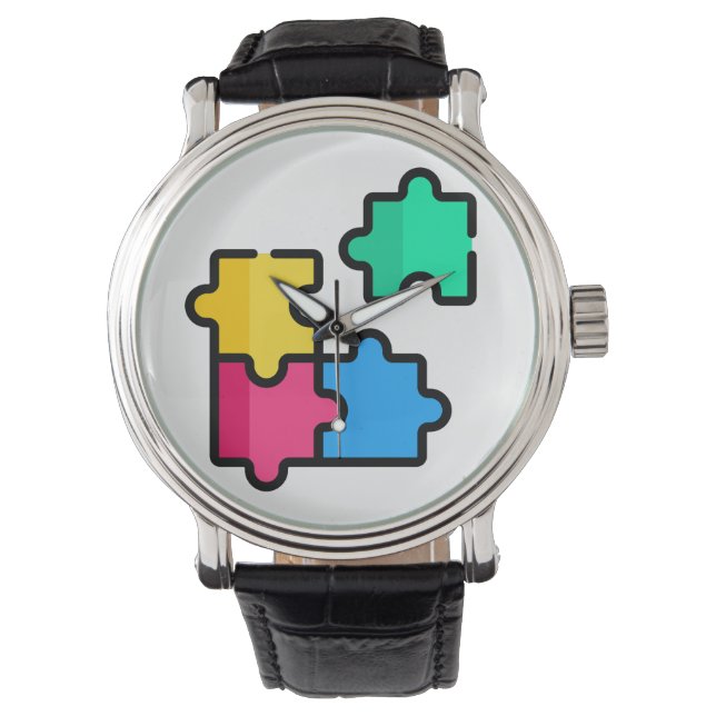 puzzel horloge (Voorkant)