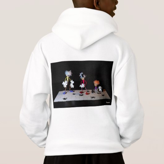 Puzzel humor met de Fubby's. (Achterkant)