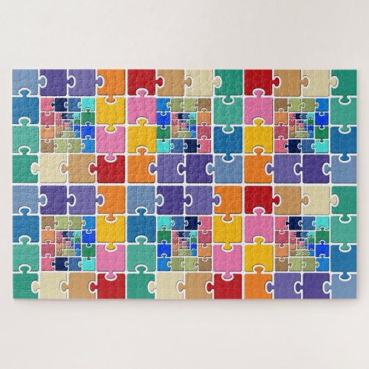 puzzel in een puzzelpuzzel legpuzzel (Horizontaal)