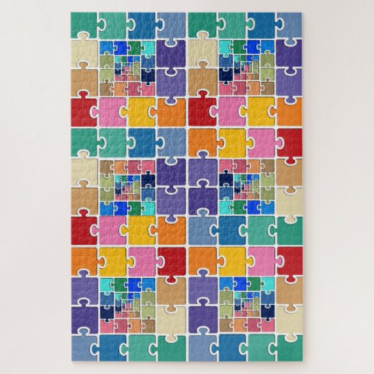 puzzel in een puzzelpuzzel legpuzzel (Verticaal)