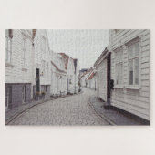 puzzel in het dorp cobblestone (Horizontaal)