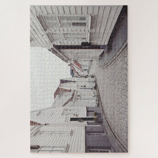 puzzel in het dorp cobblestone (Verticaal)