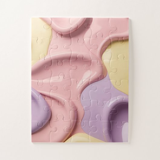 Puzzel in stijlvolle abstracte grafiek (Verticaal)