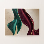 Puzzel in stijlvolle abstracte grafiek (Horizontaal)