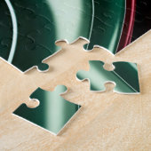 Puzzel in stijlvolle abstracte grafiek (Zijkant)