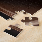 Puzzel in stijlvolle abstracte graphics (Zijkant)