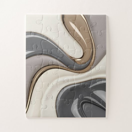 Puzzel in stijlvolle abstracte graphics legpuzzel (Verticaal)