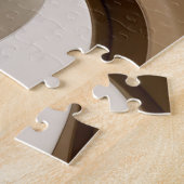 Puzzel in stijlvolle abstracte graphics legpuzzel (Zijkant)