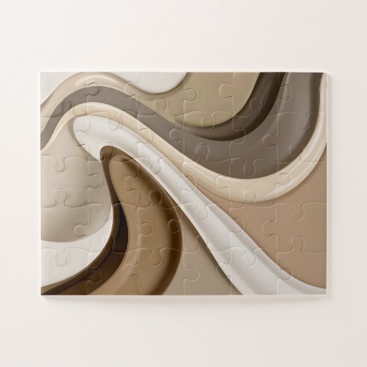 Puzzel in stijlvolle abstracte graphics legpuzzel (Horizontaal)