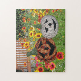 Puzzel - Jack O Lanterns tussen de Bloemen