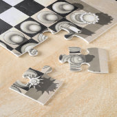 Puzzel: Kaas en schaafstukken Legpuzzel (Zijkant)