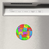 Puzzel Katten "Regenboog" 1 magneet (Insitu (Vaatwasser))