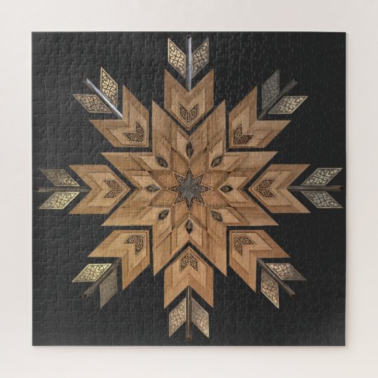 Puzzel Kers Glowforge en etsen (Verticaal)