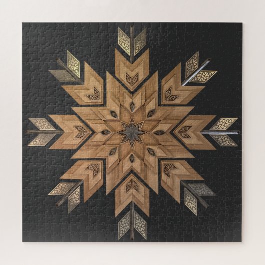 Puzzel Kers Glowforge en etsen Legpuzzel (Horizontaal)