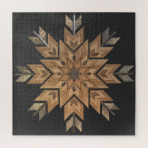 Puzzel Kers Glowforge en etsen