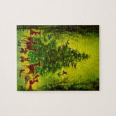 Puzzel, Kerstbijeenkomst Rond een Boom Legpuzzel (Horizontaal)