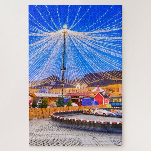 Puzzel Kerstmarkt Sibiu Legpuzzel (Verticaal)
