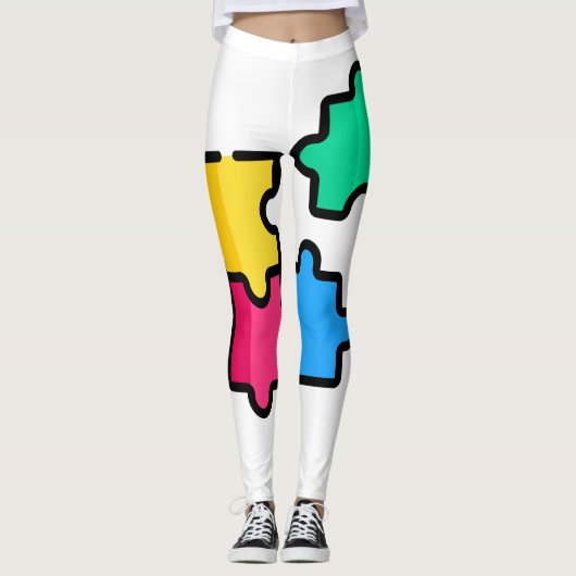 puzzel leggings (Voorkant)