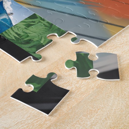 Puzzel León Mark 2, op zijn skateboard. Legpuzzel (Zijkant)