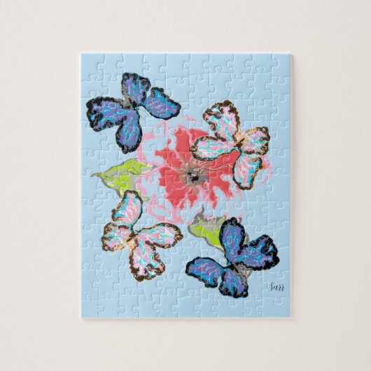 Puzzel: Liefde van vlinders Legpuzzel (Verticaal)