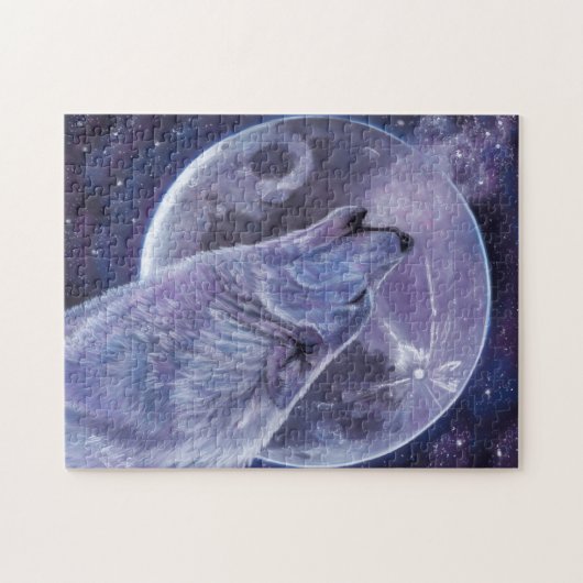 Puzzel - Lone Wolf door Michaeline McDonald Legpuzzel (Horizontaal)