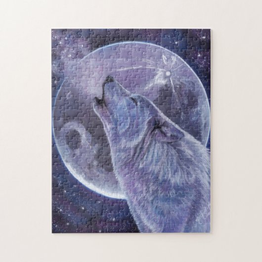 Puzzel - Lone Wolf door Michaeline McDonald Legpuzzel (Verticaal)