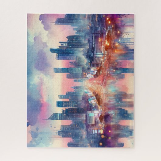 Puzzel Maat  stadsbeeld (Verticaal)