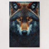 Puzzel Majestueuze Wolf (Verticaal)