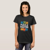Puzzel Master Legpuzzel Enthousiastelingen T-shirt (Voorkant volledig)
