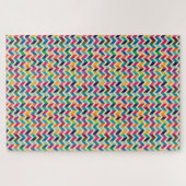 Puzzel - Meerkleurige Zigzag (Horizontaal)