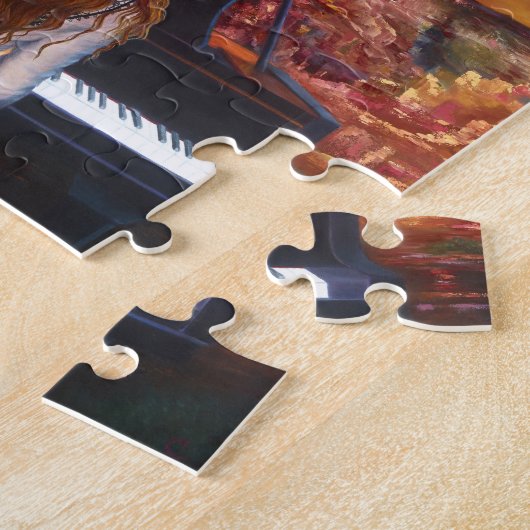 Puzzel_meisje op piano legpuzzel (Zijkant)