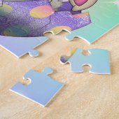 puzzel met bunny legpuzzel (Zijkant)
