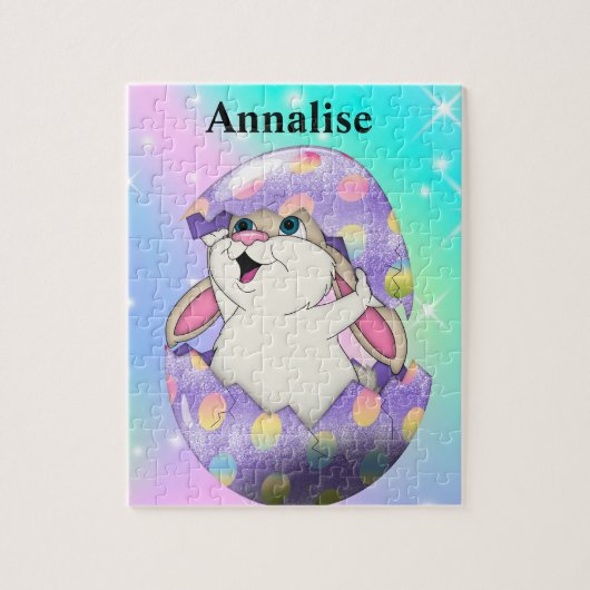 puzzel met bunny legpuzzel (Verticaal)