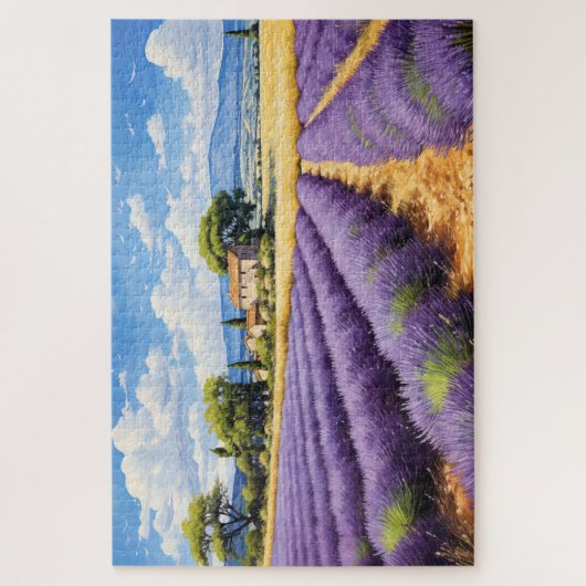 Puzzel met charmante lavendel Provence Frankrijk Legpuzzel (Verticaal)