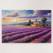 Puzzel met charmante lavendel Provence Frankrijk Legpuzzel (Horizontaal)