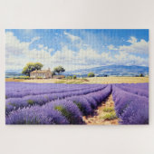 Puzzel met charmante lavendel Provence Frankrijk Legpuzzel (Horizontaal)