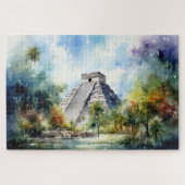 Puzzel met Chichen Itza, Mexico. (Horizontaal)