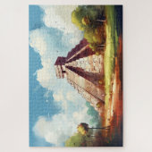 Puzzel met Chichen Itza, Mexico. Legpuzzel (Verticaal)