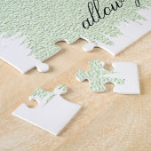 puzzel met Chinees symbool voor hoop op vlees (Zijkant)