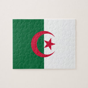 Puzzel met de vlag van Algerije