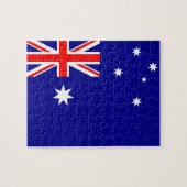 Puzzel met de vlag van Australië Legpuzzel (Horizontaal)