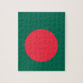 Puzzel met de vlag van Bangladesh (Verticaal)
