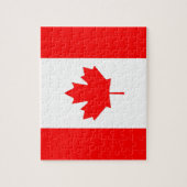 Puzzel met de vlag van Canada (Verticaal)