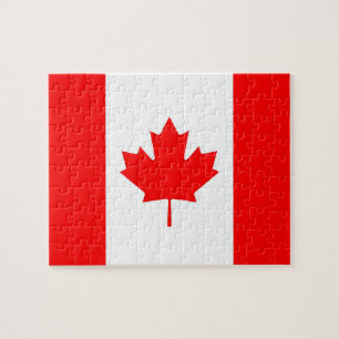 Puzzel met de vlag van Canada Legpuzzel