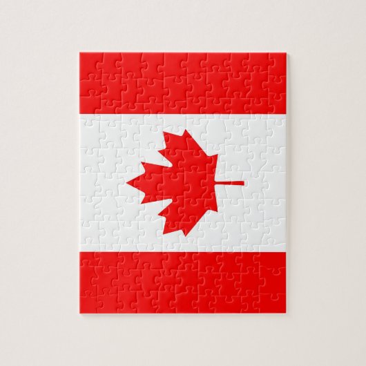 Puzzel met de vlag van Canada Legpuzzel (Verticaal)
