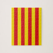 Puzzel met de vlag van Catalonië, Spanje Legpuzzel (Verticaal)