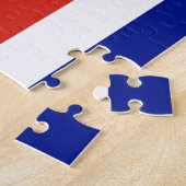 Puzzel met de vlag van Costa Rica (Zijkant)