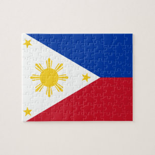 Puzzel met de vlag van de Filipijnen
