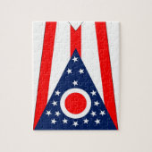 Puzzel met de vlag van de staat Ohio (Verticaal)